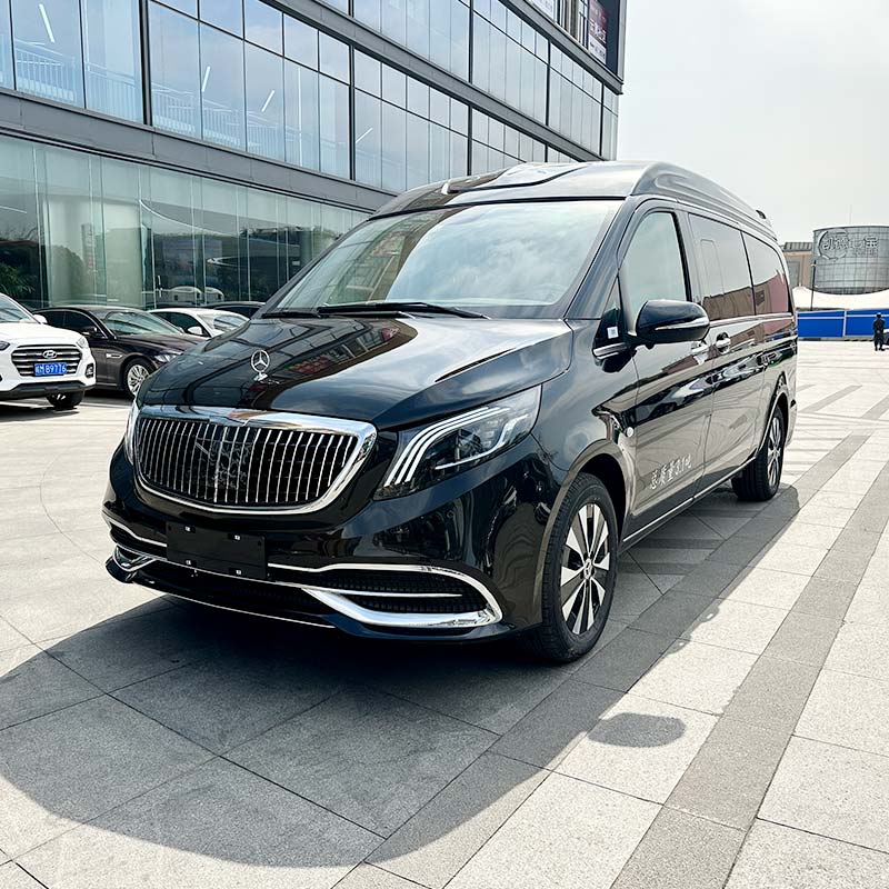 高顶双门奔驰威霆商务车 莫兰迪灰内饰7座商务车